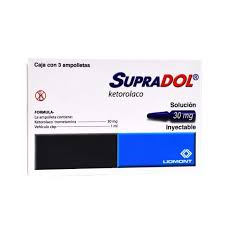 Supradol Hypak 30 mg 3X1ml ampolleta