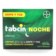 Tabcin Noche Antigripal 12 capsulas
