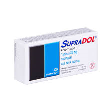 Supradol sublingual 30 mg con 4 tabletas