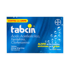Tabcin Antigripal 12 tabletas efervescentes