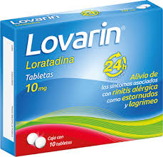 Loratadina de 10mg Caja con 10 Tabletas Lovarin Collins