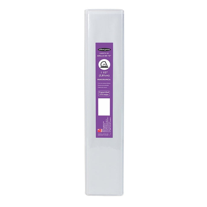 Carpeta Vinil Blanco Carta Arillo 1.5 pulgada para 325 Hojas Wilson Jones Acco