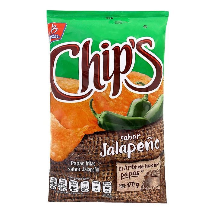 Chips Jalapeño 170 gr Barcel